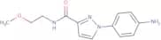 1-(4-Aminophenyl)-N-(2-methoxyethyl)-1H-pyrazole-3-carboxamide