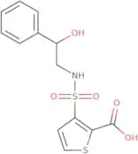 3-[(2-Hydroxy-2-phenylethyl)sulfamoyl]thiophene-2-carboxylic acid