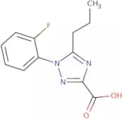 1-(2-Fluorophenyl)-5-propyl-1H-1,2,4-triazole-3-carboxylic acid