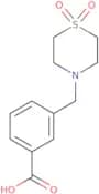 3-[(1,1-Dioxo-1λ⁶-thiomorpholin-4-yl)methyl]benzoic acid