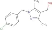 {1-[(4-Chlorophenyl)methyl]-3,5-dimethyl-1H-pyrazol-4-yl}methanol