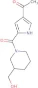 1-{5-[3-(Hydroxymethyl)piperidine-1-carbonyl]-1H-pyrrol-3-yl}ethan-1-one