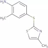 2-Methyl-4-[(4-methyl-1,3-thiazol-2-yl)sulfanyl]aniline