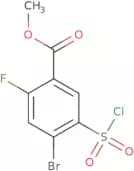 Methyl 4-bromo-5-(chlorosulfonyl)-2-fluorobenzoate