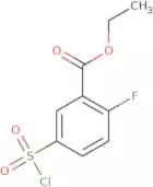 Ethyl 5-(chlorosulfonyl)-2-fluorobenzoate
