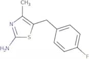 5-[(4-Fluorophenyl)methyl]-4-methyl-1,3-thiazol-2-amine