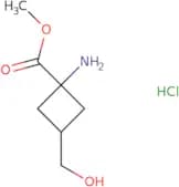 Methyl 1-amino-3-(hydroxymethyl)cyclobutane-1-carboxylate hydrochloride