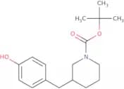tert-Butyl 3-[(4-hydroxyphenyl)methyl]piperidine-1-carboxylate
