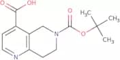 6-[(tert-Butoxy)carbonyl]-5,6,7,8-tetrahydro-1,6-naphthyridine-4-carboxylic acid