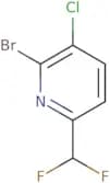 2-Bromo-3-chloro-6-(difluoromethyl)pyridine