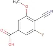 4-Cyano-3-fluoro-5-methoxybenzoic acid