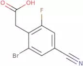 2-Bromo-4-cyano-6-fluorophenylacetic acid