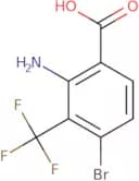 2-Amino-4-bromo-3-(trifluoromethyl)benzoic acid
