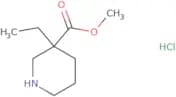 Methyl 3-ethyl-3-piperidinecarboxylate hydrochloride