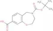 4-[(tert-Butoxy)carbonyl]-2,3,4,5-tetrahydro-1,4-benzoxazepine-8-carboxylic acid