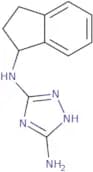 N3-(2,3-Dihydro-1H-inden-1-yl)-4H-1,2,4-triazole-3,5-diamine