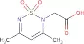 2-(3,5-Dimethyl-1,1-dioxo-2H-1λ⁶,2,6-thiadiazin-2-yl)acetic acid