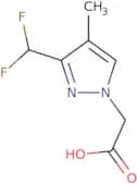2-[3-(Difluoromethyl)-4-methyl-1H-pyrazol-1-yl]acetic acid