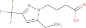 4-[5-Ethyl-3-(trifluoromethyl)-1H-pyrazol-1-yl]butanoic acid