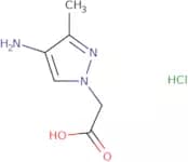 2-(4-Amino-3-methyl-1H-pyrazol-1-yl)acetic acid hydrochloride