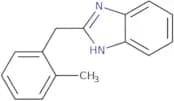 2-[(2-Methylphenyl)methyl]-1H-1,3-benzodiazole