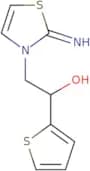 2-(2-Imino-2,3-dihydro-1,3-thiazol-3-yl)-1-(thiophen-2-yl)ethan-1-ol