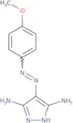 4-[2-(4-Methoxyphenyl)diazenyl]-1H-pyrazole-3,5-diamine