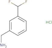 1-[3-(difluoromethyl)phenyl]methanamine hydrochloride