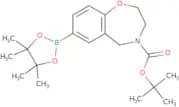 tert-butyl 7-(4,4,5,5-tetramethyl-1,3,2-dioxaborolan-2-yl)-2,3-dihydrobenzo[f][1,4]oxazepine-4(5H)…