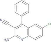 2-Amino-3-cyano-4-phenyl-6-chloroquinoline