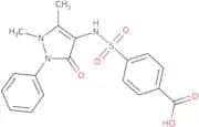 4-[(1,5-Dimethyl-3-oxo-2-phenyl-2,3-dihydro-1H-pyrazol-4-yl)sulfamoyl]benzoic acid