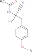 N-{1-Cyano-1-[(4-methoxyphenyl)methyl]ethyl}acetamide