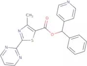 Phenyl(pyridin-4-yl)methyl 4-methyl-2-(pyrimidin-2-yl)-1,3-thiazole-5-carboxylate