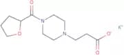 Potassium 3-[4-(oxolane-2-carbonyl)piperazin-1-yl]propanoate