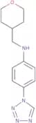 N-(Oxan-4-ylmethyl)-4-(1H-1,2,3,4-tetrazol-1-yl)aniline