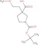 1-[(tert-Butoxy)carbonyl]-3-(2-methoxyethyl)pyrrolidine-3-carboxylic acid