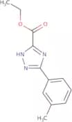Ethyl 5-(3-methylphenyl)-1H-1,2,4-triazole-3-carboxylate