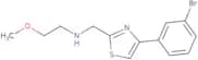 {[4-(3-Bromophenyl)-1,3-thiazol-2-yl]methyl}(2-methoxyethyl)amine
