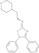 2,3-Diphenyl-5-[(2-morpholinoethyl)imino]-2,5-dihydro-1,2,4-thiadiazole