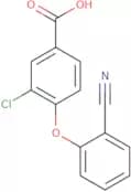 3-Chloro-4-(2-cyanophenoxy)benzoic acid