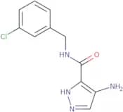 4-Amino-N-[(3-chlorophenyl)methyl]-1H-pyrazole-3-carboxamide
