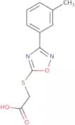 2-{[3-(3-Methylphenyl)-1,2,4-oxadiazol-5-yl]sulfanyl}acetic acid
