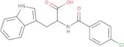 2-[(4-Chlorophenyl)formamido]-3-(1H-indol-3-yl)propanoic acid