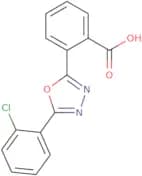 2-[5-(2-Chlorophenyl)-1,3,4-oxadiazol-2-yl]benzoic acid