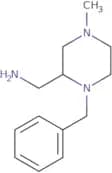 (1-Benzyl-4-methylpiperazin-2-yl)methanamine