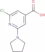 2-Chloro-6-(pyrrolidin-1-yl)pyridine-4-carboxylic acid