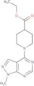 Ethyl 1-(1-methyl-1H-pyrazolo[3,4-d]pyrimidin-4-yl)piperidine-4-carboxylate
