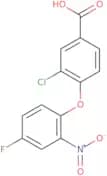 3-Chloro-4-(4-fluoro-2-nitrophenoxy)benzoic acid