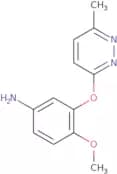 4-Methoxy-3-[(6-methylpyridazin-3-yl)oxy]aniline