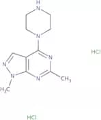 1-{1,6-Dimethyl-1H-pyrazolo[3,4-d]pyrimidin-4-yl}piperazine dihydrochloride